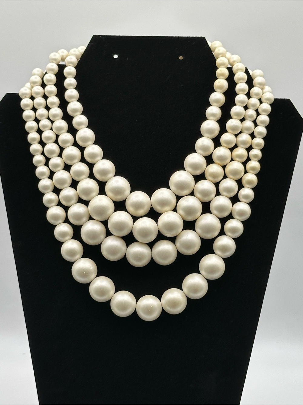 Classic Ivory Multi-Strand Pearl Necklace - Women Jewelry